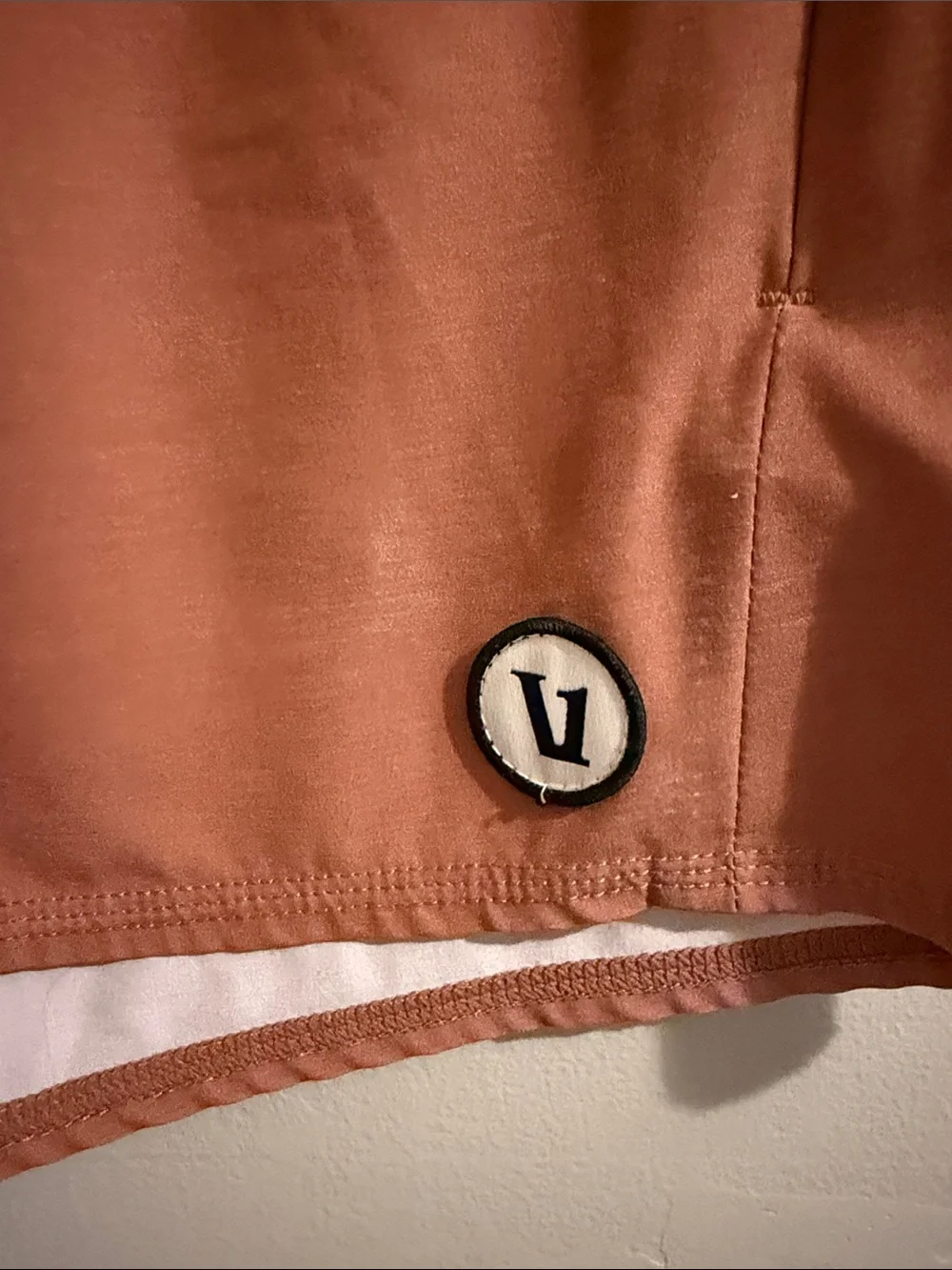 Vuori Men's Terra Cotta Athletic Shorts